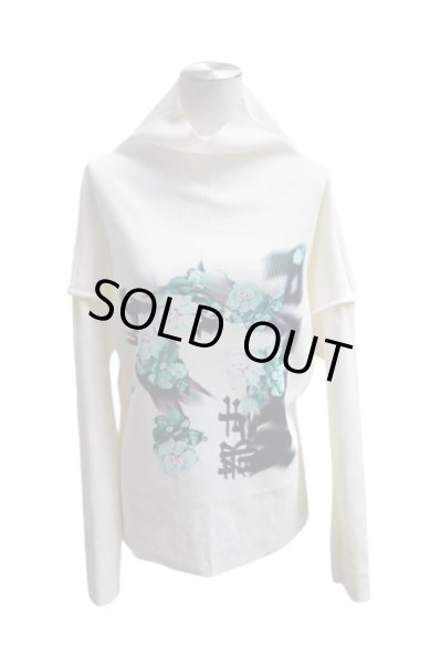 画像7: 【BALMUNG バルムング】PARK グラフィック柄ハイネックリブトップス (7)