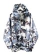 画像1: 【BALMUNG バルムング】天の雪 グラフィック総柄 ハイネックビッグパーカー (1)