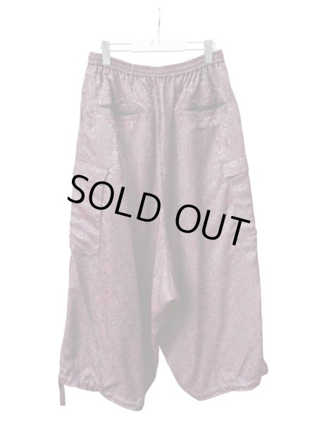 画像2: 【BISHOOL ビシュール】jacquard hakama pants ジャガード袴パンツ (2)