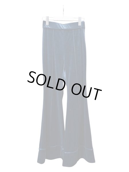 画像1: 【PAMEO POSE パメオポーズ】Lovers Velor Pants ベロアフレアパンツ (1)