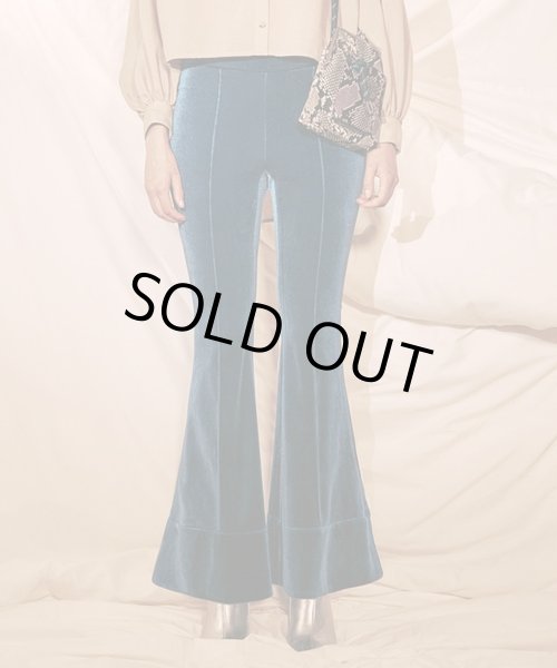 画像8: 【PAMEO POSE パメオポーズ】Lovers Velor Pants ベロアフレアパンツ (8)