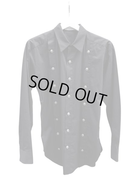 画像2: 【ha za ma ハザマ】無意味無き監視に溺れた悲哀のシャツブラウス (2)