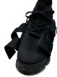 画像3: 【mikio sakabe grounds ミキオサカベ グラウンズ】"Jewelry" High Shoes Beltcross ジュエリー ハイカットシューズ スニーカー ベルトクロス 黒 BLACK (3)