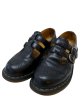 画像1: 【Dr. Martens ドクターマーチン】MARY JANE メリージェーン ダブルストラップ メダリオン レザーブーツ (1)