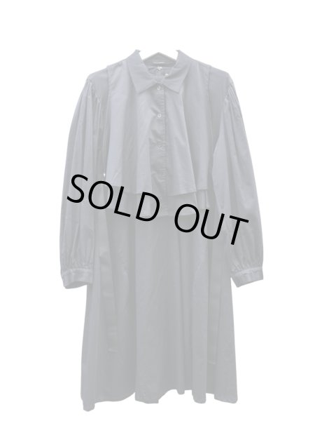 画像2: 【CANDY STRIPPER キャンディストリッパー】レイヤードデザインシャツワンピース (2)