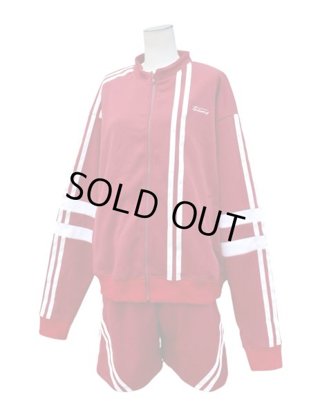 画像7: 【kill remote キルリモート】 ジャージトップス RED ジャージブルゾン トラックジャケット (7)