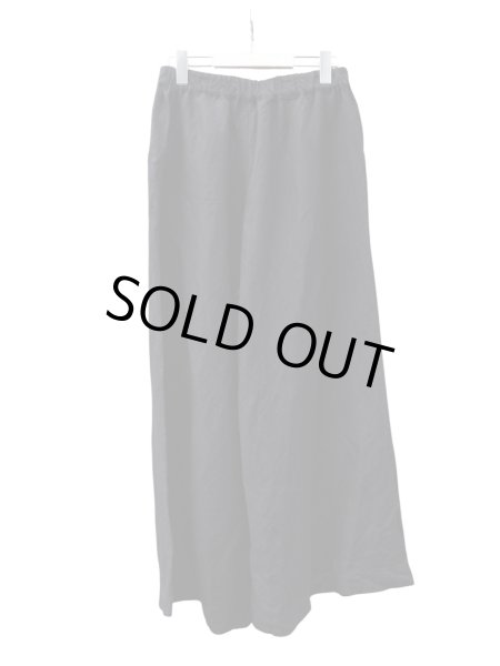 画像2: 【BANSAN バンサン】刺繍ワイドイージーパンツ (2)