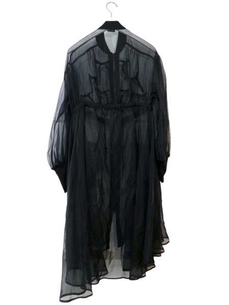 画像2: 【Candy Stripper キャンディストリッパー】RIBBON SHEER ドレス シースルーワンピース (2)