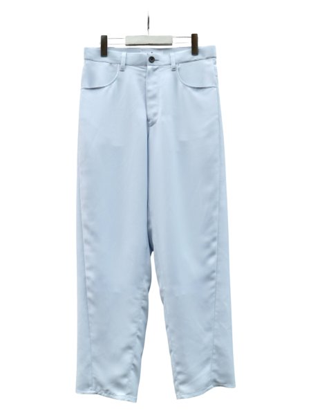 画像1: 【DIET BUTCHER ダイエットブッチャー】Satin wide trouser サテンワイドトラウザーズ スラックス (1)