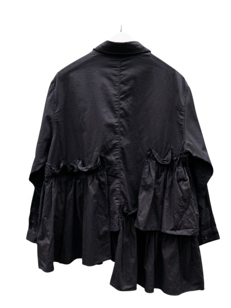 画像2: 【Candy Stripper キャンディストリッパー】RANDOM FRILL シャツ ランダムフリルシャツ ブラウス (2)