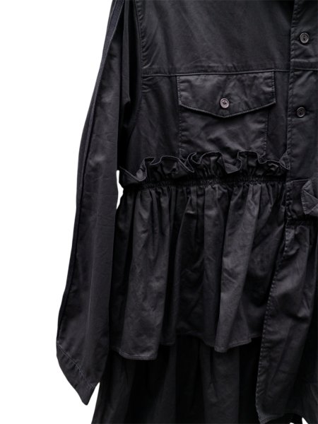 画像3: 【Candy Stripper キャンディストリッパー】RANDOM FRILL シャツ ランダムフリルシャツ ブラウス (3)