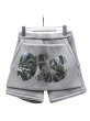 画像1: 【BALMUNG バルムング】DIS箔プリント ダブルレイヤーショートパンツ (1)