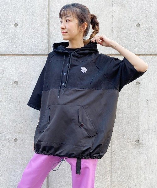 画像7: 【Candy Stripper キャンディストリッパー】PLAYFUL BEAR SWITCHED HOODIE フーディー トップス (7)