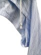 画像7: 【COMME des GARCONS SHIRT コムデギャルソン シャツ】ストライプ柄フードシャツトップス ショート丈 (7)