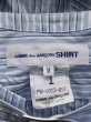 画像9: 【COMME des GARCONS SHIRT コムデギャルソン シャツ】ストライプ柄フードシャツトップス ショート丈 (9)