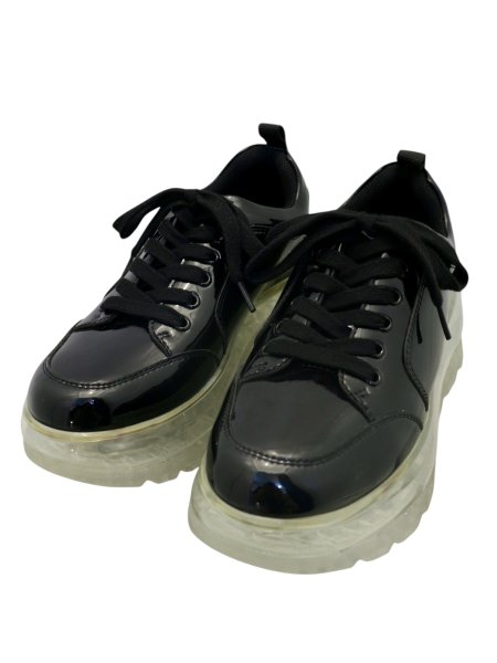 画像1: 【JEFFREY CAMPBELL ジェフリーキャンベル】クリアソール厚底スニーカー (1)