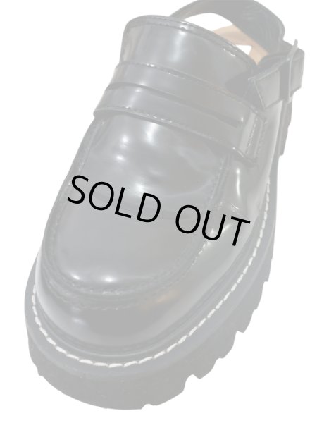 画像2: 【ENFOLD エンフォルド】BELTED LOAFERS バックストラップローファー サンダル ブーツ (2)