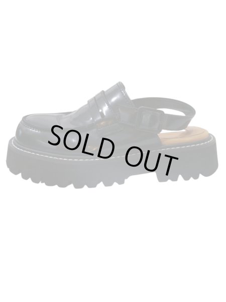 画像3: 【ENFOLD エンフォルド】BELTED LOAFERS バックストラップローファー サンダル ブーツ (3)