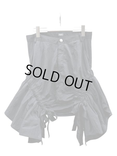 画像1: 【PAMEO POSE パメオポーズ】V Belt Skirt ドローストリングデザインナイロンスカート (1)
