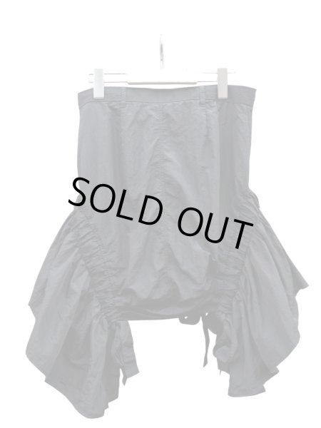 画像2: 【PAMEO POSE パメオポーズ】V Belt Skirt ドローストリングデザインナイロンスカート (2)