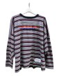 画像1: 【DAIRIKU ダイリク】MISSMUCH Border Football Tee ボーダー柄 フットボール Tシャツ ロンT (1)