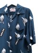 画像3: 【Aloha Blossom アロハブロッサム】"千代の富士 CHIYONOFUJI" アロハシャツ 開襟シャツ オープンカラーシャツ (3)