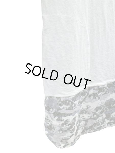 画像3: 【JUVENILE HALL ROLLCALL ジュベナイル ホール ロールコール】ガスマスク柄切替デザインロングタンク (3)