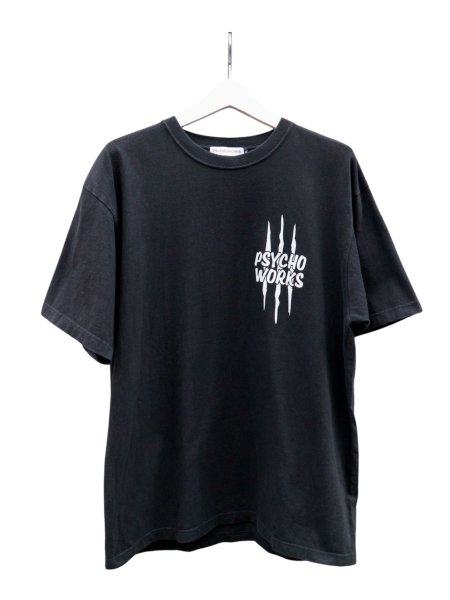 画像1: 【PSYCHOWORKS サイコワークス】SCARE T-shirt グラフィックプリントTシャツ (1)