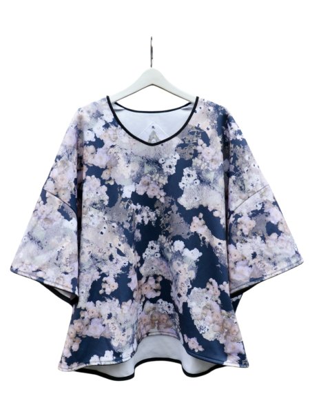 画像1: 【BALMUNG バルムング】グラフィック総柄ジャージービッグTシャツ (1)
