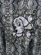 画像3: 【GALFY ガルフィー】大阪のおばちゃん Tee ベロアビッグTシャツ ヘビ柄 パイソン柄 (3)