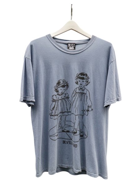画像1: 【DEVILS MIND デビルスマインド】CURSE T-shirt グラフィックプリントTシャツ カットソー (1)