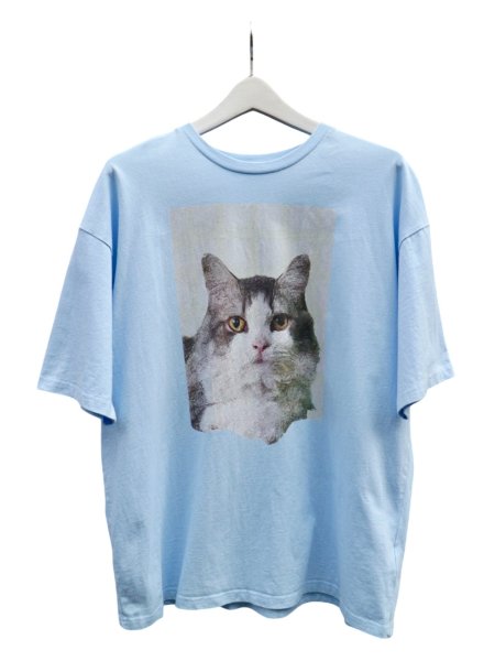画像1: 【merry jenny メリージェニー】ギンガム cat tee キャット Tシャツ カットソー (1)
