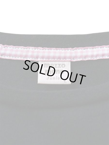 画像4: 【mezzo piano junior メゾピアノ】ラインストーン装飾プリントロンT 長袖カットソー (4)