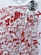画像3: 【NOZOMI ISHIGURO ノゾミイシグロ】擬音文字プリントTシャツ 白 (3)
