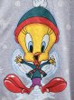 画像3: 【LOONEY TUNES ルーニー・テューンズ Warner Brosワーナー・ブラザース 】90's vintage 90年代 ヴィンテージ トゥイ―ティー プリントビッグTシャツ (3)
