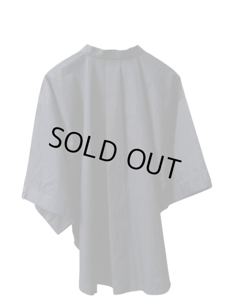 画像2: 【niitu ニーツ】キモノスリーブマオカラールーズシャツ (2)