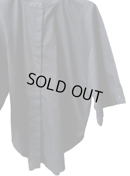 画像4: 【niitu ニーツ】キモノスリーブマオカラールーズシャツ (4)