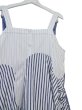 画像4: 【UN3D. アンスリード】WAVE LINE GATHER CAMISOLE ストライプ ウェーブライン ギャザー キャミソール ブラウス (4)