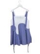 画像3: 【UN3D. アンスリード】WAVE LINE GATHER CAMISOLE ストライプ ウェーブライン ギャザー キャミソール ブラウス (3)