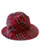 画像1: 【RhodolirioN ロドリリオン】Folding Hat - Plaid チェック柄 フォールディングハット (1)