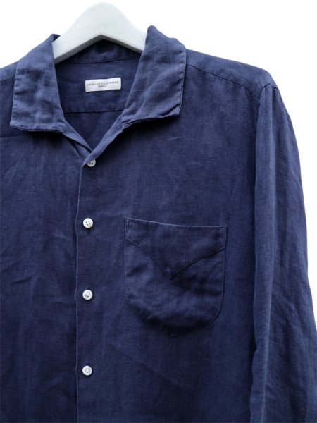 画像3: 【Aquellos Ojos Verdes BISHU アケヨス オホス ヴェルデス ビシュウ】リネン地 オープンカラーシャツ 開襟シャツ (3)