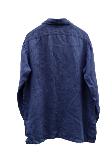 画像2: 【Aquellos Ojos Verdes BISHU アケヨス オホス ヴェルデス ビシュウ】リネン地 オープンカラーシャツ 開襟シャツ (2)