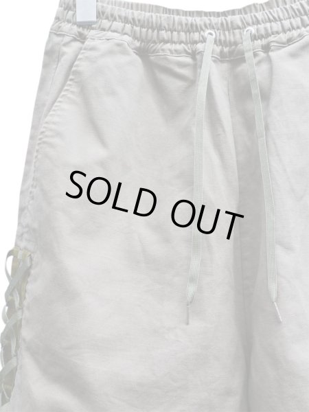 画像3: 【elephant TRIBAL fabrics エレファントトライバルファブリックス エレファブ】サイドレースアップショートパンツ (3)