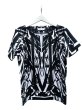 画像1: 【壱吾弐工機 カザフタコウキ】グラフィック柄カットソー Tシャツ BLACK (1)