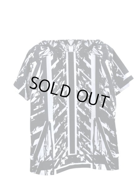 画像2: 【壱吾弐工機 カザフタコウキ】グラフィック柄カットソー Tシャツ BLACK (2)