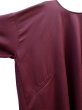 画像3: 【BISHOOL ビシュール】エンジ ウールギャバ地ビッグプルオーバーシャツ (3)