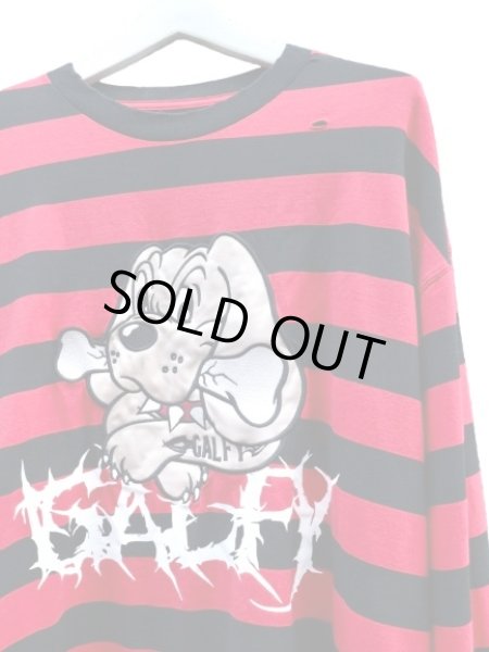 画像3: 【GALFY ガルフィー】 ビリビリボーダー ロンTee 長袖カットソー ロンT (3)