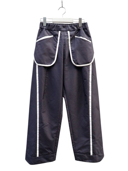 画像1: 【chloma クロマ】バックスラッシュイージーパンツ (1)