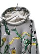 画像3: 【HIRO (現 KIDILL) × さとうかよ ヒロ】コラボ スネークグラフィック総柄プルオーバースウェットパーカー  (3)