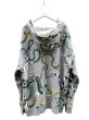 画像2: 【HIRO (現 KIDILL) × さとうかよ ヒロ】コラボ スネークグラフィック総柄プルオーバースウェットパーカー  (2)